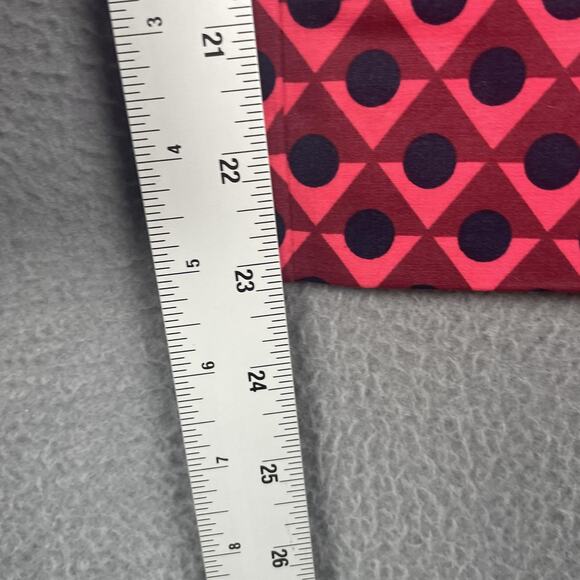 Boden Pants Womens 10R Red Black Geometric Print Stretch Cotton Casual Trousers - Picture 10 of 10